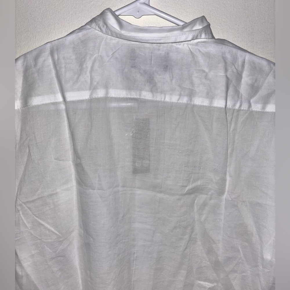 NWT J.Crew Garçon classic shirt in cotton poplin Size 2 White Preppy Cotton - Picture 10 of 13